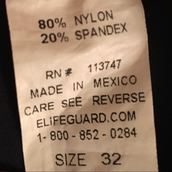 Women’s Red Lifeguard One Piece Swimsuit - Picture 5 of 5